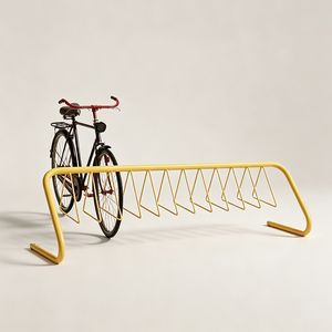Bicycle Bike Parking Rack Grid Design Tube Frame Powder Coated Steel Anchor Bolt Hot Sale School Library Equipment