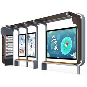 Bus Stop Shelter Manufacturers Intelligent Street Furniture Bus Stop Solar Shelter