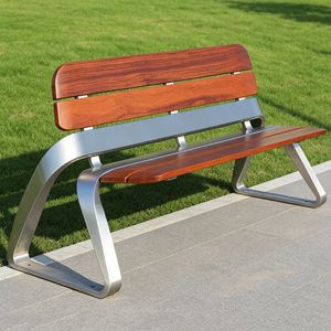 Patio Furniture Commercial Outdoor Park Garden Backyard Metal Patio Seating Bench
